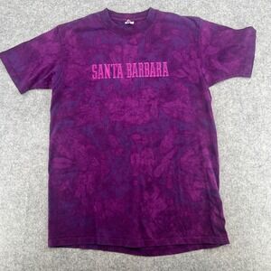 Vintage‎ Spring Ford Santa Barbara Tie Dye T-Shirt Mens Large Purple Made in USA